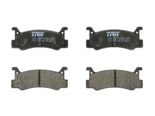 Купить GDB375 TRW Тормозные колодки задние Mazda 323 BF (1.5, 1.6) без датчика износа